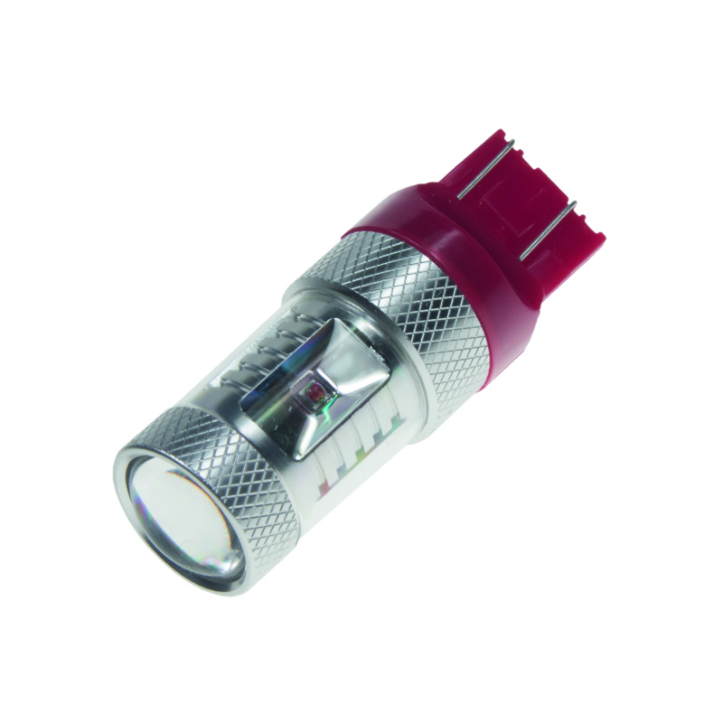 CREE LED T20 (7443) červená, 12-24V, 30W (6x5W) - 95C-T20-30Wr