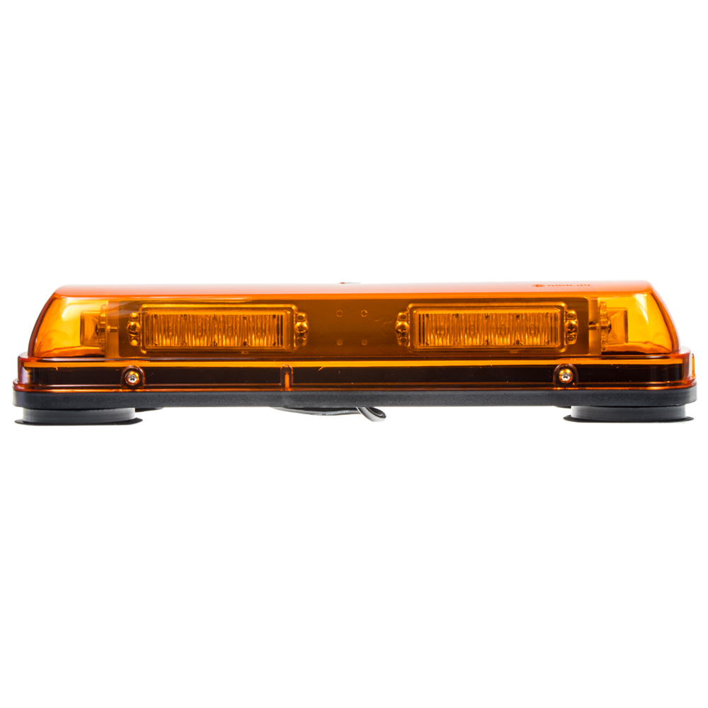 LED rampa, oranžová, magnet, 24x LED 1W, ECE R10