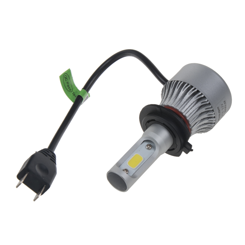 COB LED H7 bílá, 9-32V, 8000LM, IP65
