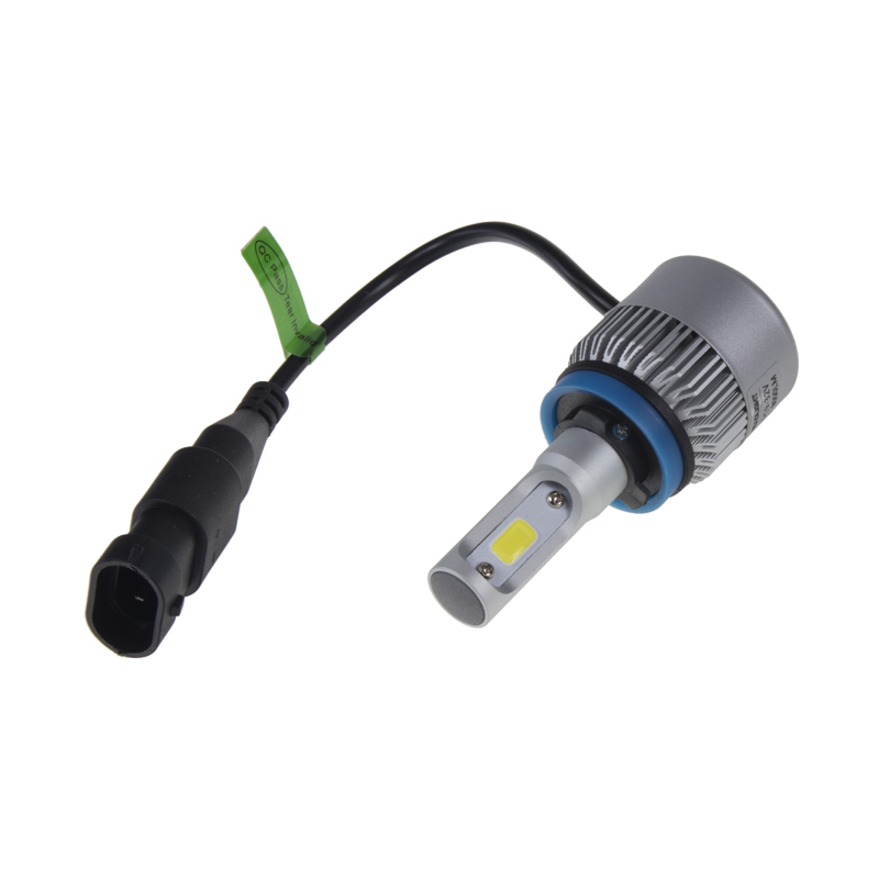 COB LED H8 bílá, 9-32V, 8000LM, IP65