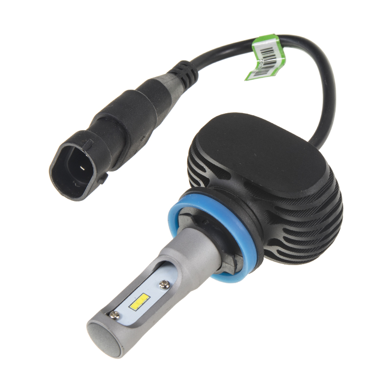 x CSP LED H9 bílá, 9-32V, 4000LM, IP65