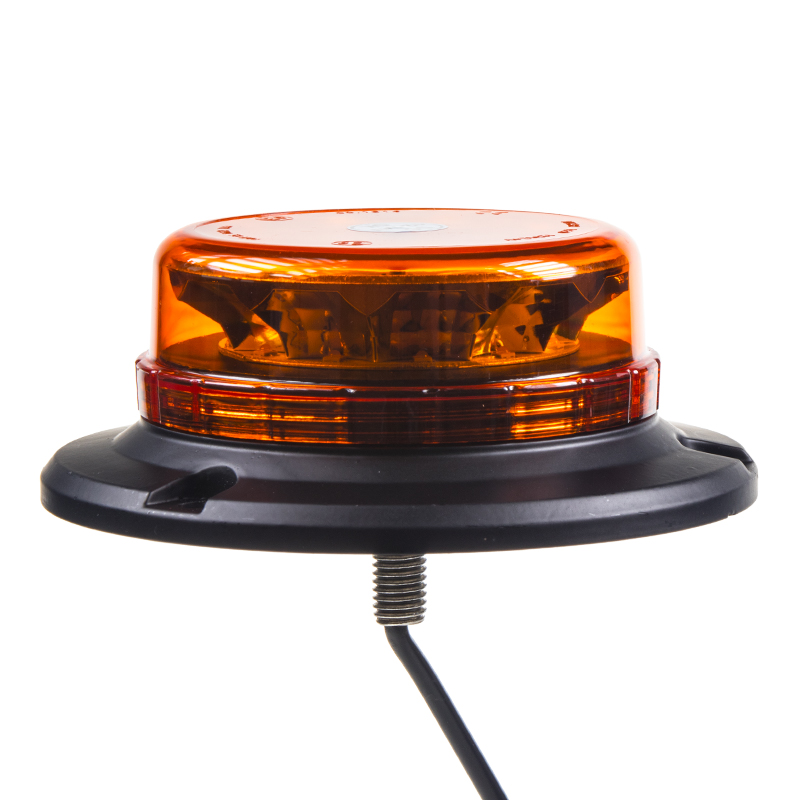 LED maják, 12-24V, 12x3W oranžový fix, ECE R65 - wl140fix