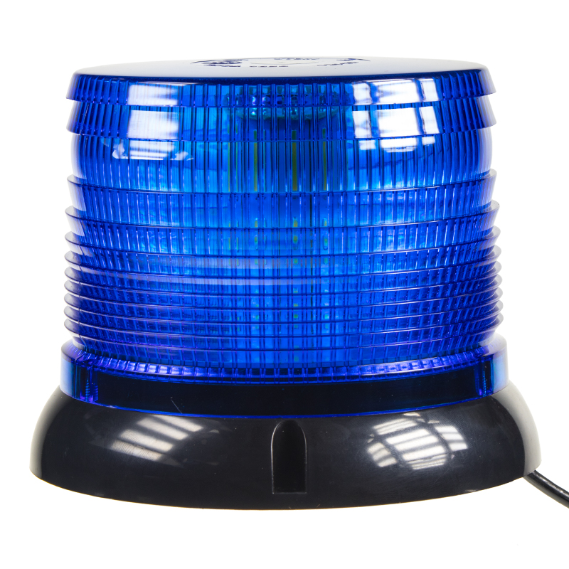 LED maják, 12-24V, modrý magnet, homologace ECE R10 - wl61blue