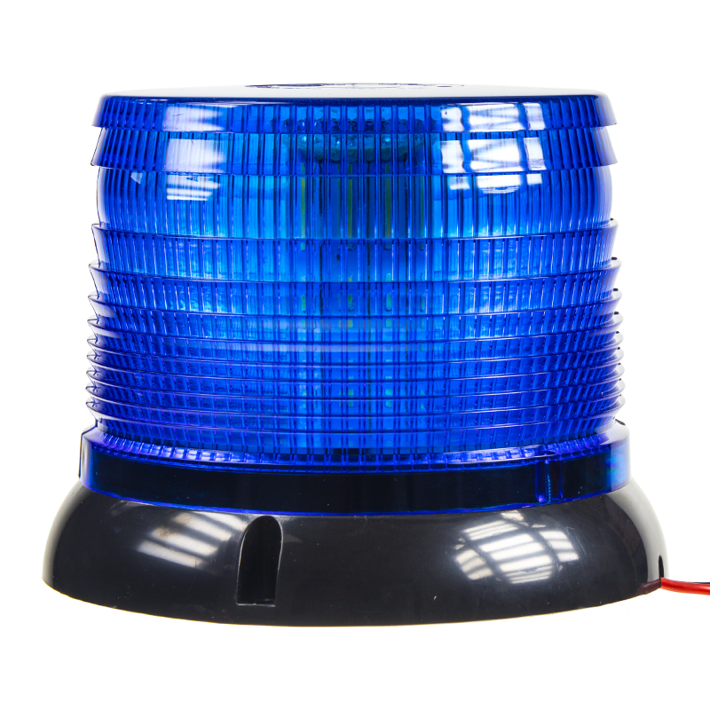 LED maják, 12-24V, modrý, homologace | STUALARM IMPORT, s.r.o