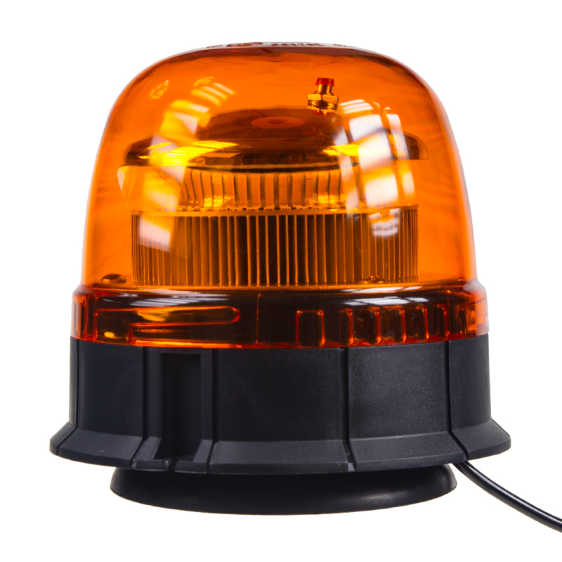LED maják, 12-24V, 45xSMD2835 LED, oranžový, magnet, ECE R65 - wl71