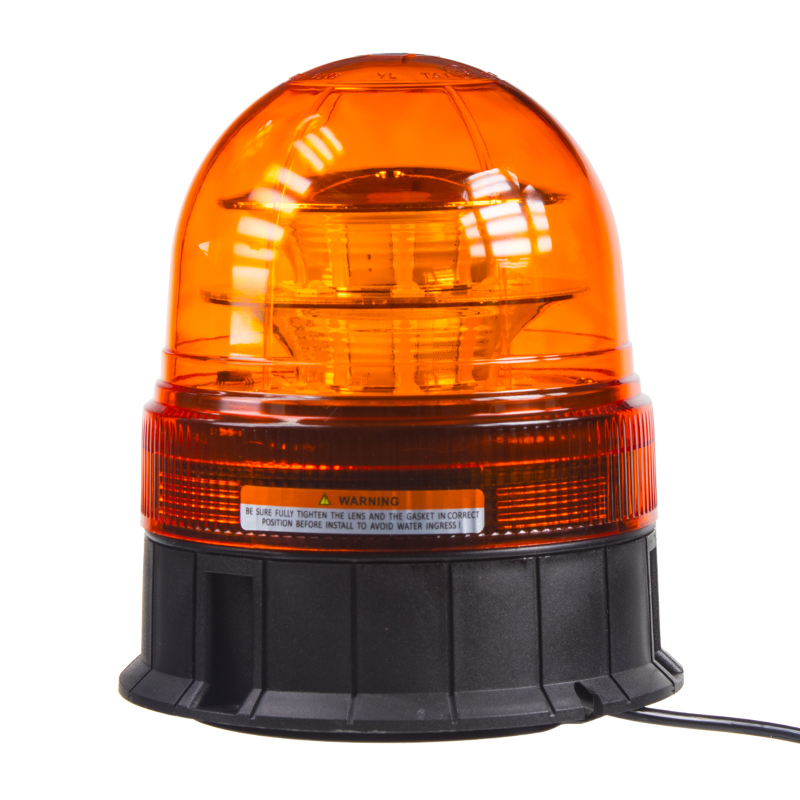 LED maják, 12-24V, 16x3W, oranžový magnet, ECE R65 - wl84