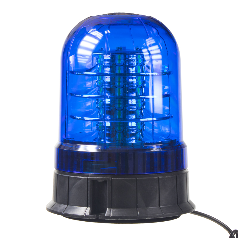 LED maják, 12-24V, 24x3W modrý, magnet, ECE R10 - wl93blue