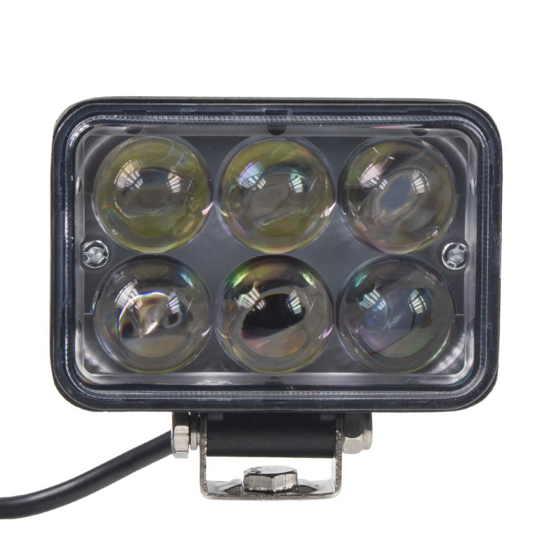 LED světlo obdélníkové, 6x3W, 111x92mm