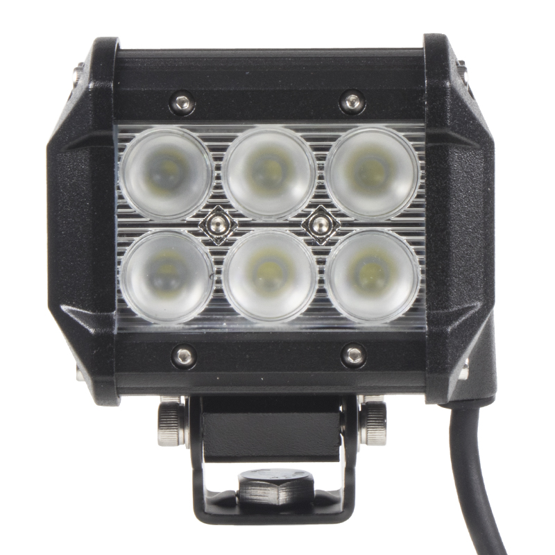 LED světlo obdélníkové, 6x3W, 99x73x107mm