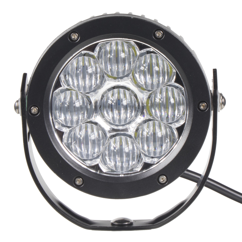 LED světlo kulaté, 9x3W, o127mm, ECE R10