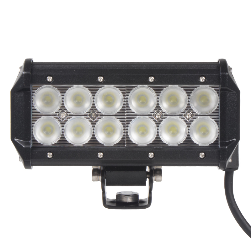 LED světlo obdélníkové, 12x3W, 167x73x107mm
