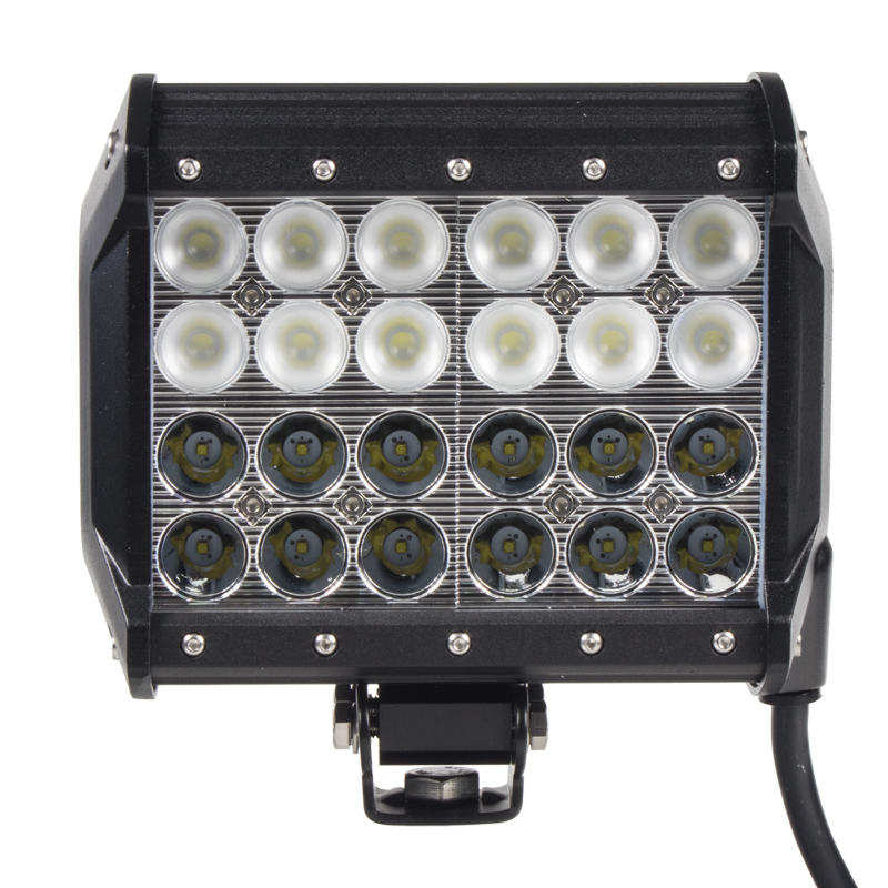 LED světlo,dva úhly vyzařování 8/60°, 24x3W, 167x93x167mm