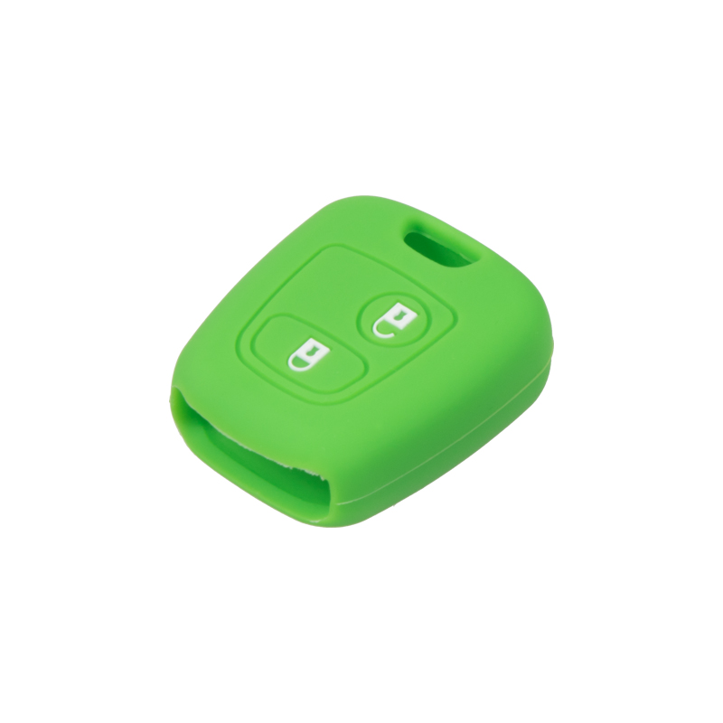 Silikonový obal pro klíč Citroen 2-tlačítkový, zelený