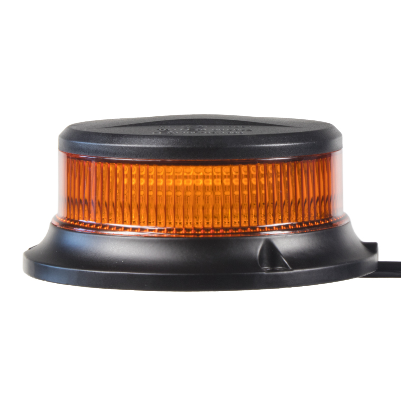 LED maják, 12-24V, 18x1W oranžový, pevná montáž, ECE R65 R10 - wl310fix
