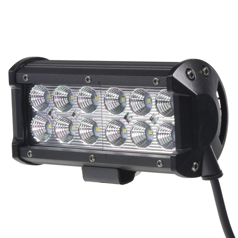 LED světlo obdélníkové, 12x3W, 167x80x65mm - wl-822