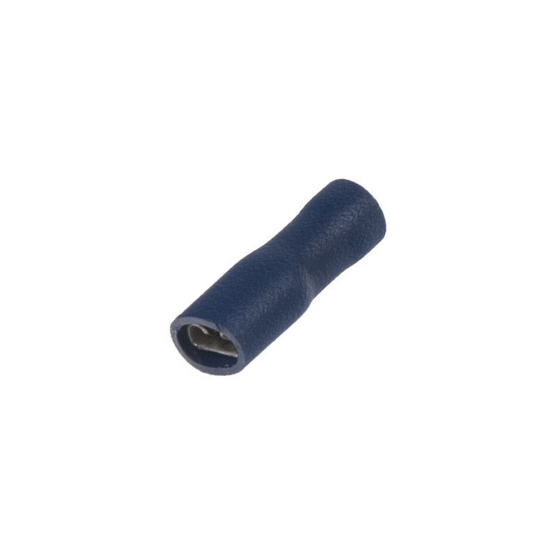 Objímka plochá izolovaná 4,8 mm modrá, 100 ks