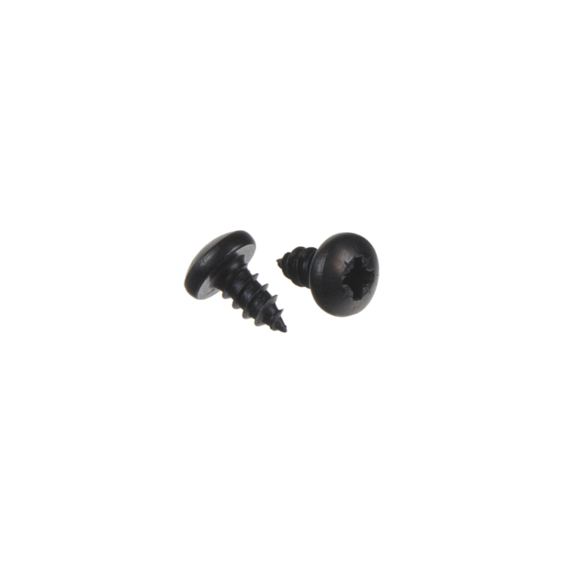 Montážní šroub černý 4,8x9,5mm, 100 ks