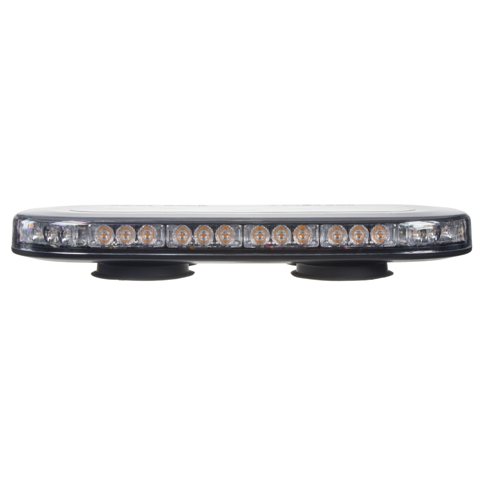 SLIM rampa oranžová, 42LEDx3W, magnet, 12-24V, 365mm, ECE R65 R10 - sre2-242