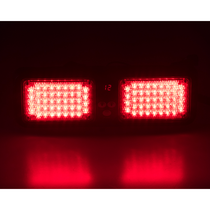 PREDATOR dual LED vnitřní, 12V, červený, 320mm - kf801red