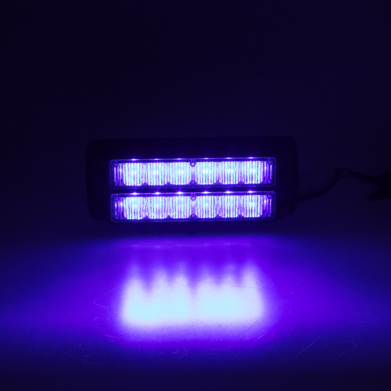 PREDATOR dual 12x1W LED, 12-24V, modrý, ECE R10 - kf006dblu
