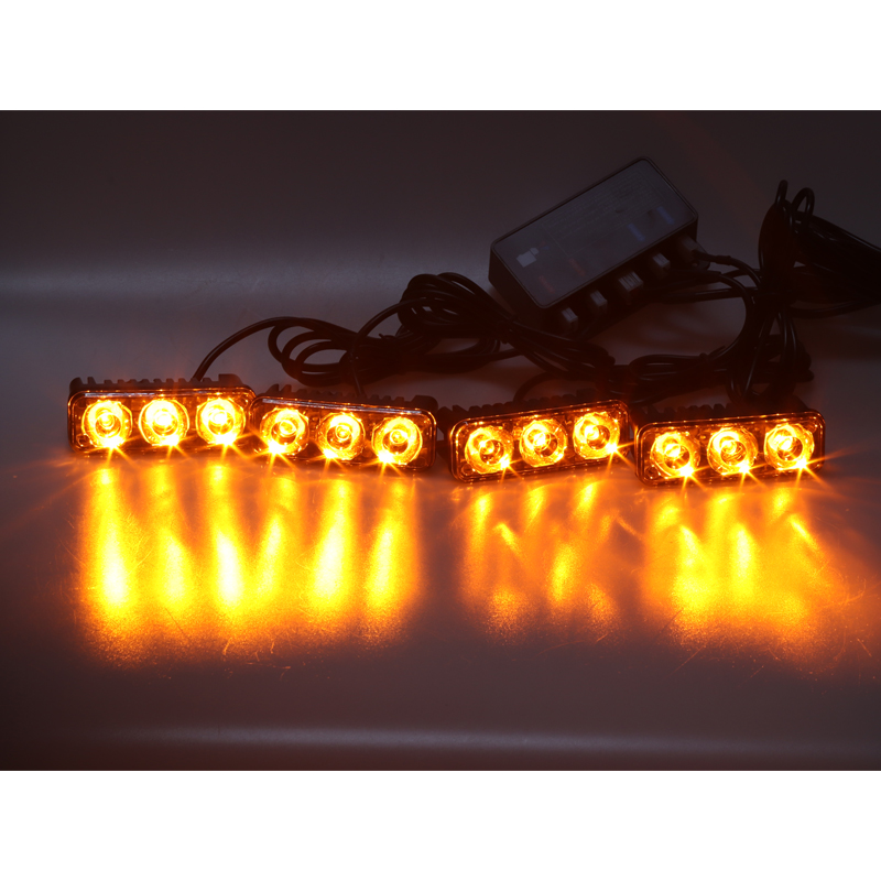 PREDATOR LED vnější, 12x LED 1W, 12V, oranžový - kf325