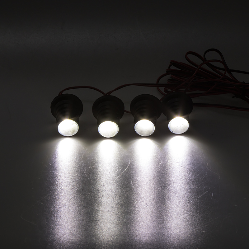 LED stroboskop bílý 4ks 1W - kf704