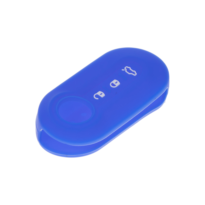 Silikonový obal pro klíč Fiat 3-tlačítkový, modrý
