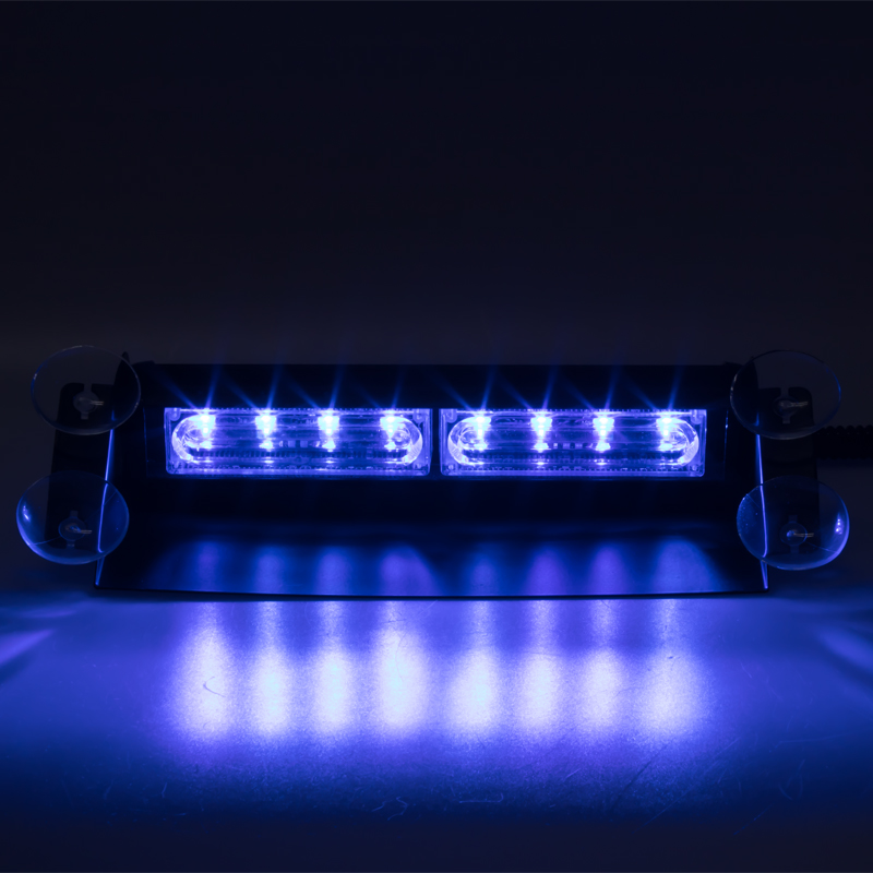 PREDATOR LED vnitřní, 8x LED 3W, 12V, modrý - kf741blu