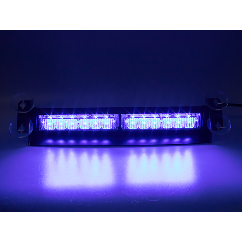 PREDATOR LED vnitřní, 12x3W, 12-24V, modrý, 353mm, ECE R10 - kf752blue