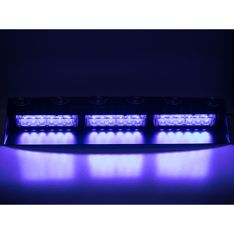 PREDATOR LED vnitřní, 18x3W, 12-24V, modrý, 490mm, ECE R10 - kf753blue