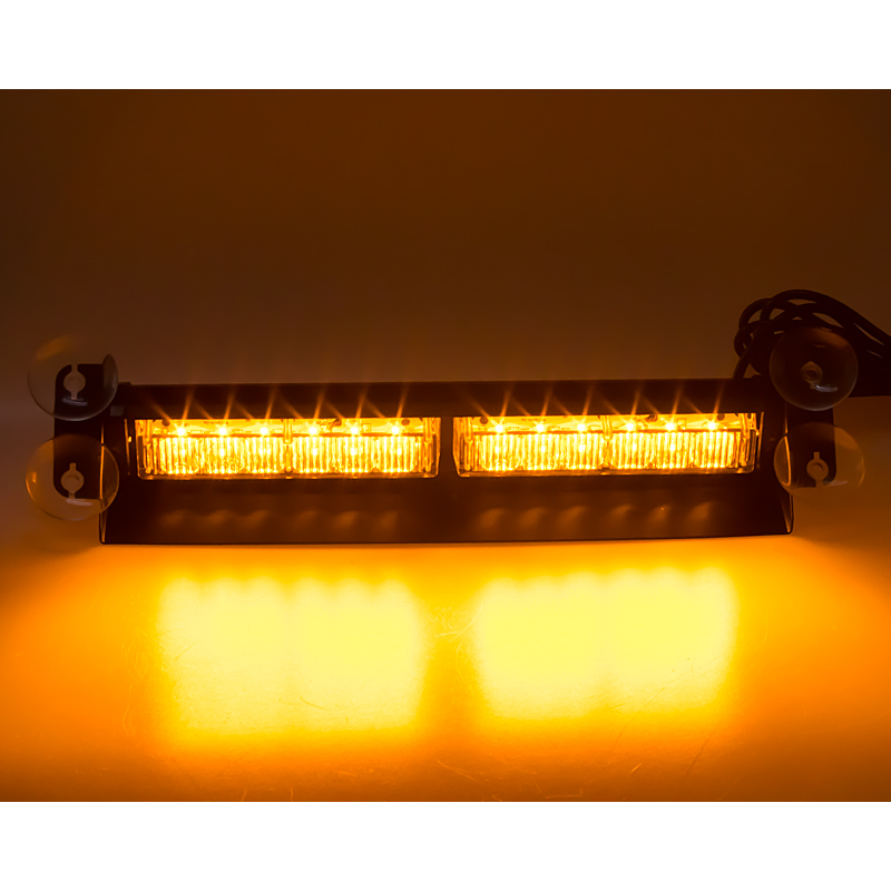 PREDATOR LED vnitřní, 12x3W, 12-24V, oranžový, 353mm, ECE R10 - kf752