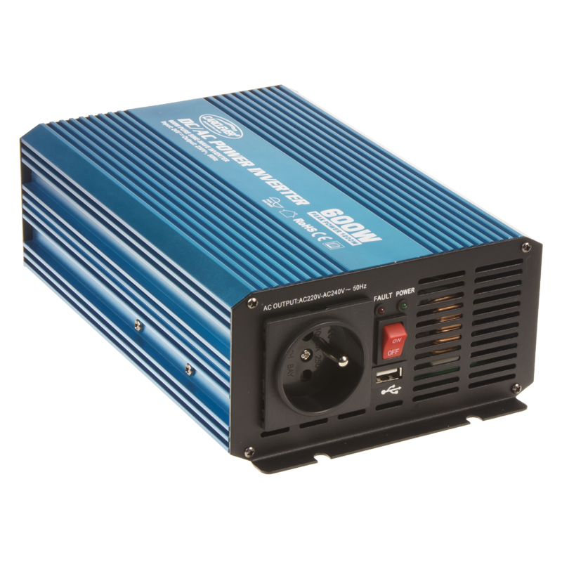 Sinusový měnič napětí z 24/230V, 600W - 35psw624