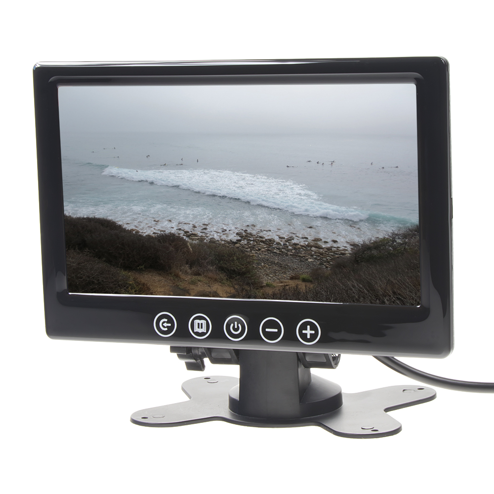 LCD monitor 7" černý na palubní desku - ic-716t