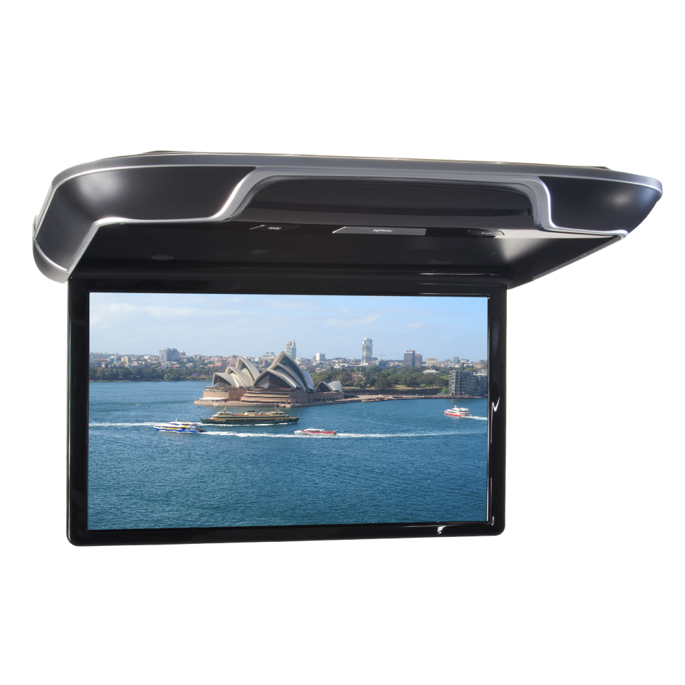 Stropní LCD monitor 13,3" černý s OS. Android HDMI / USB, dálkové ovládání se snímačem pohybu