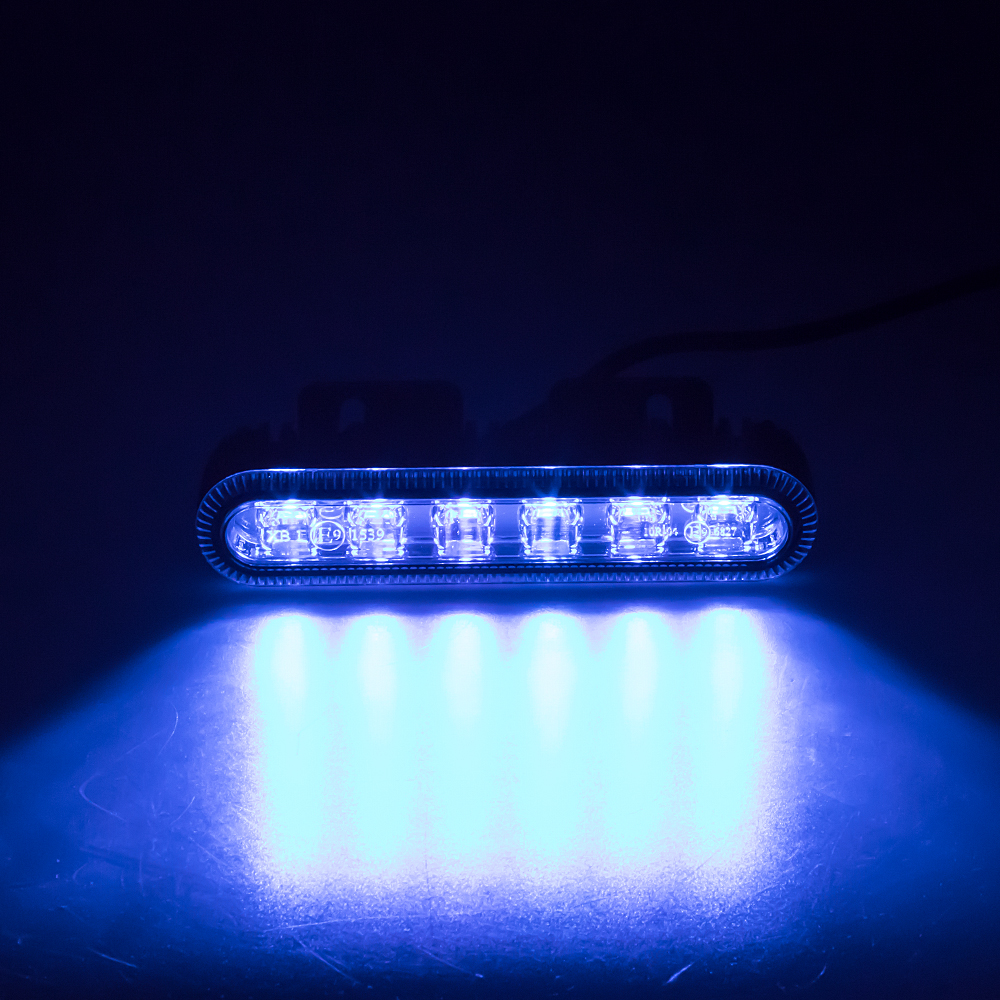 PROFI výstražné LED světlo vnější, modré, 12-24V, ECE R65 - 911-622blu