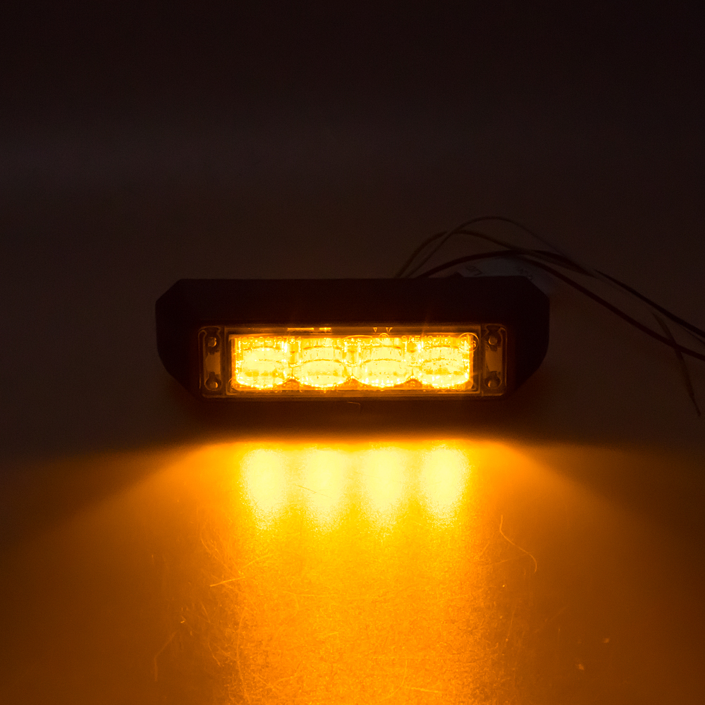 PROFI výstražné LED světlo vnější, oranžové, 12-24V, ECE R65