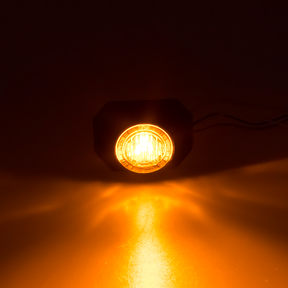 PROFI výstražné LED světlo vnější, 12-24V, oranžové, ECE R65 - 911-P3ora