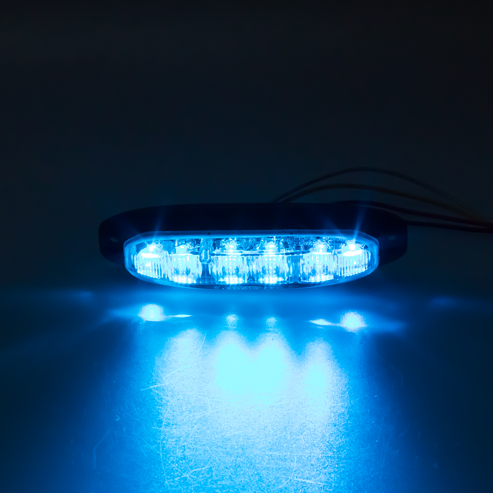 PROFI výstražné LED světlo vnější, modré, 12-24V, ECE R65 - 911-x6blu