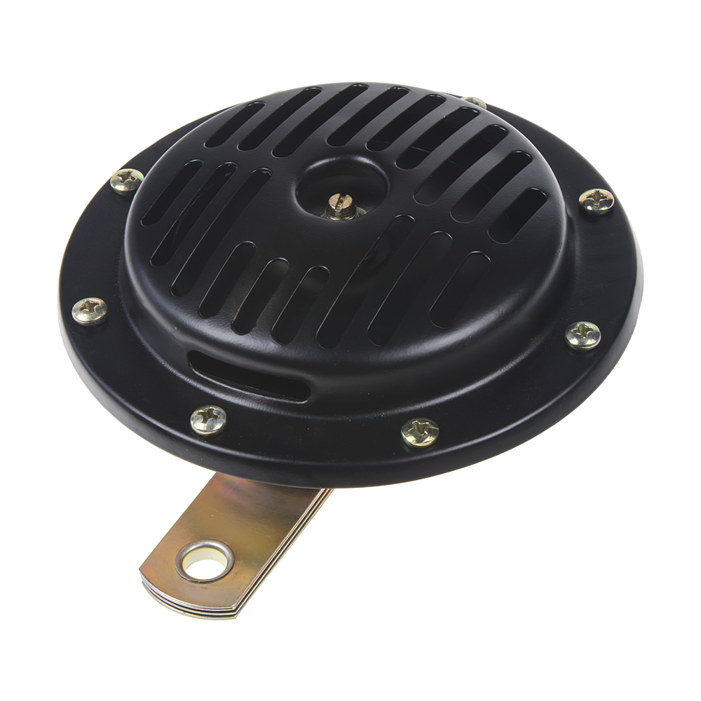 Diskový klakson (vysoký tón), průměr 130mm, 12V