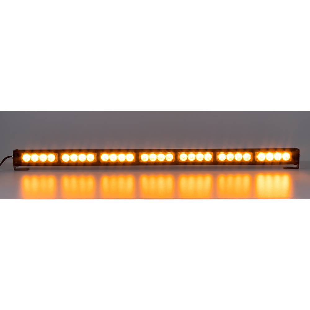 LED světelná alej, 28x LED 3W, oranžová 800mm, ECE R65