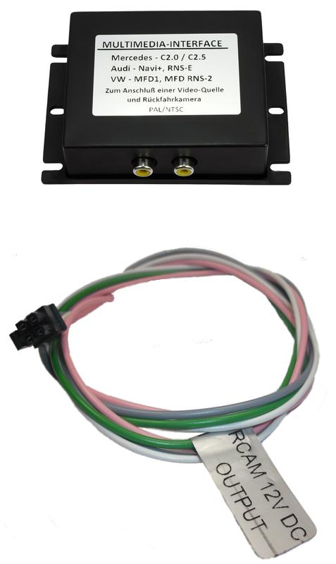 Adaptér A/V vstup pro OEM navigaci Škoda, VW RNS-510 (MFD3) bez OEM TV tuneru - mi092/rns510