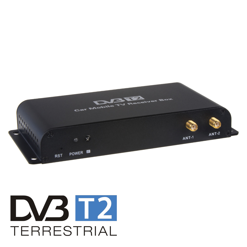 DVB-T2/HEVC/H.265 digitální tuner s USB + 4x anténa - dvb-t05