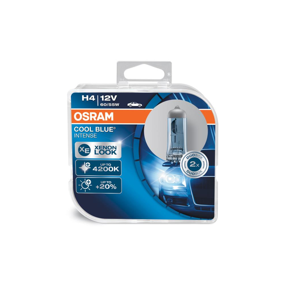 OSRAM 12V H4 60/55W cool blue intense (2ks) Duo-box