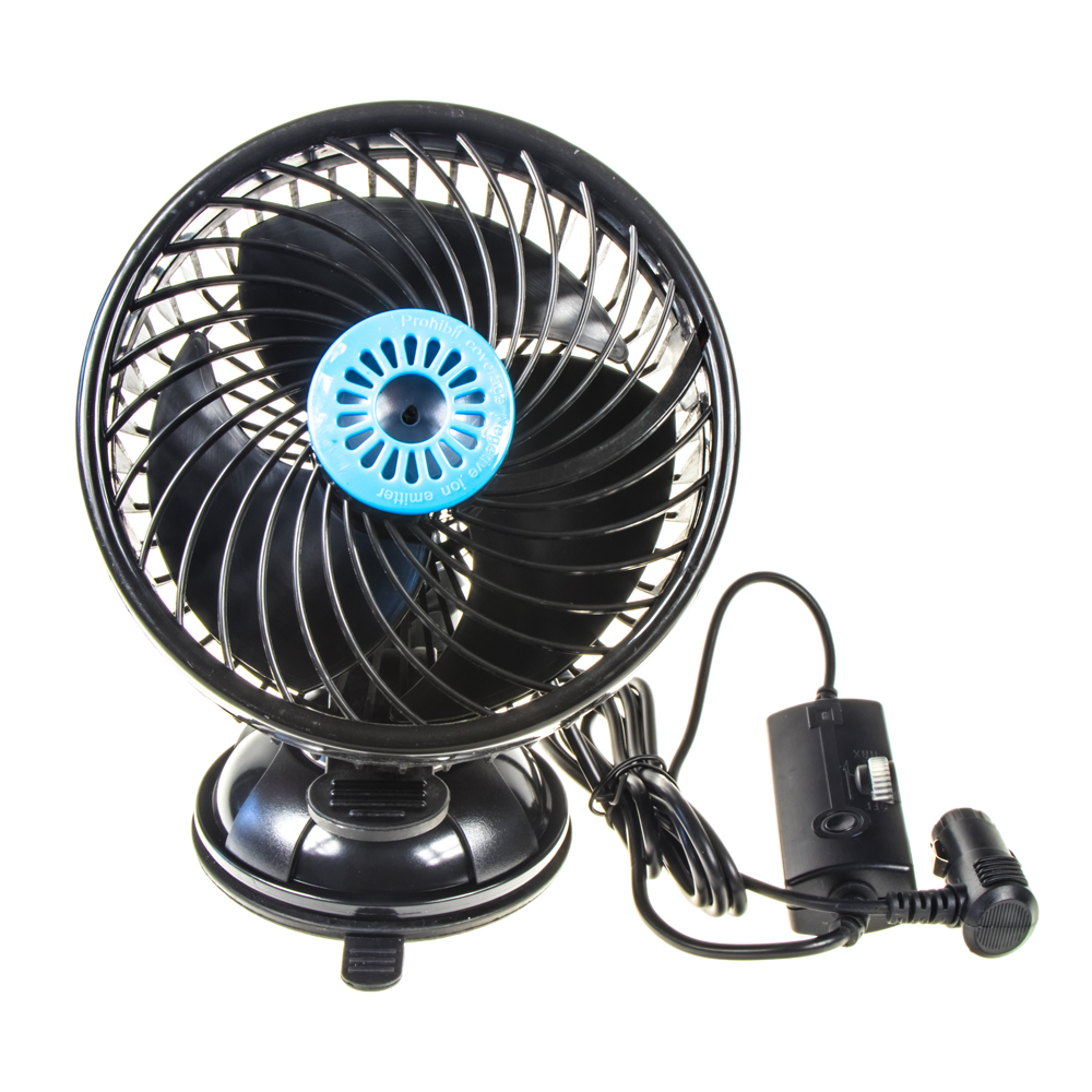 Ventilátor 150mm na přísavku 12V s ionizátorem - FA6212