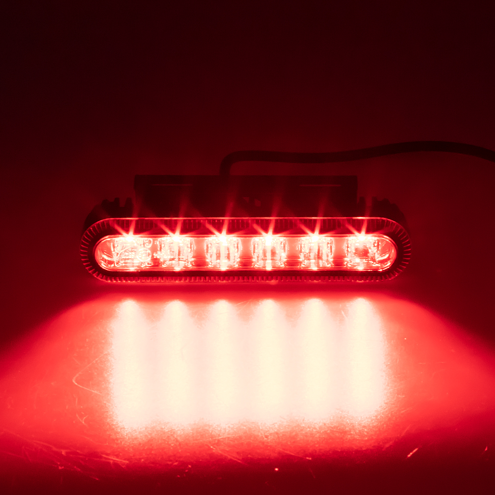 PROFI výstražné LED světlo vnější, červené, 12-24V - 911-622red