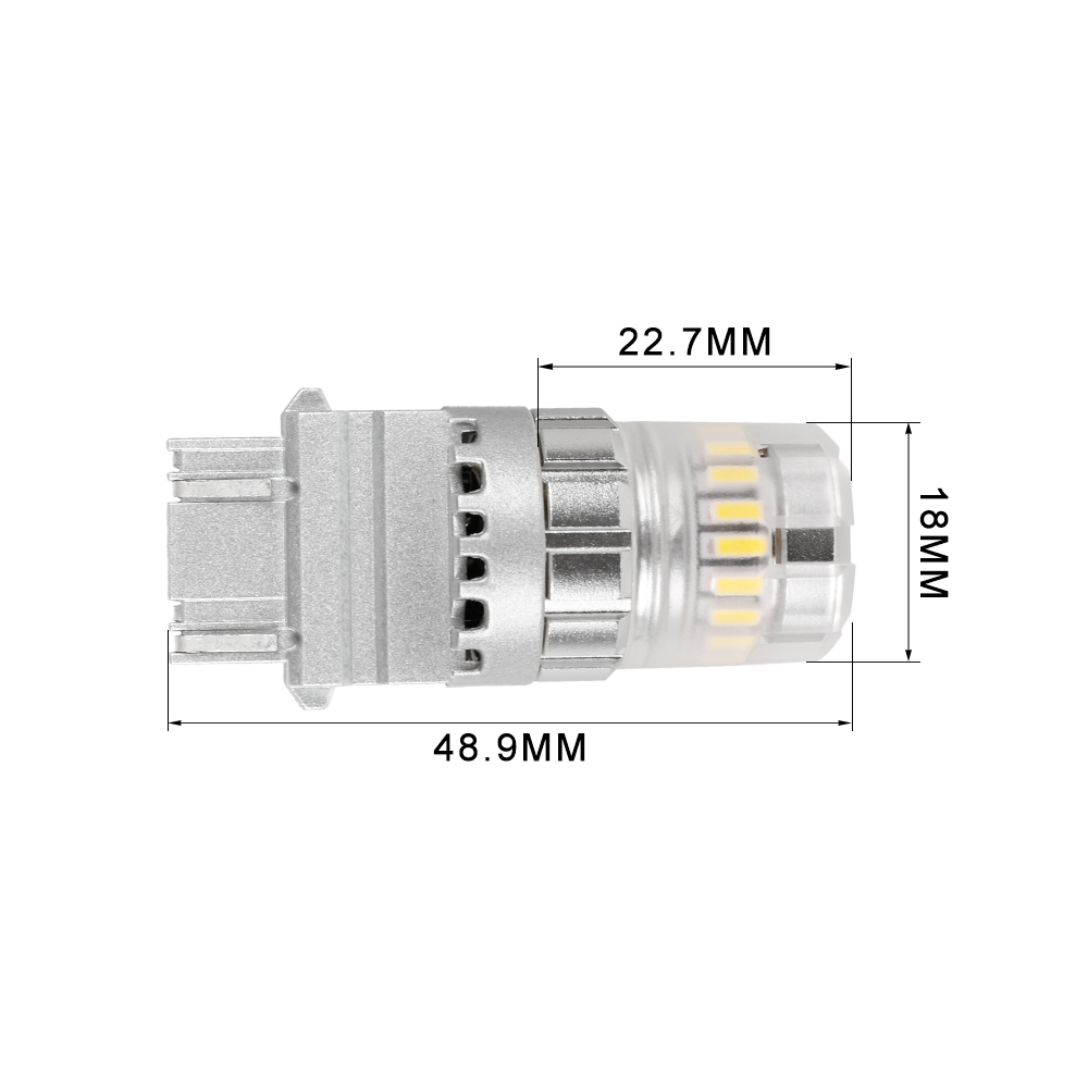 LED T20 (3157) bílá, 12V, 23LED SMD | STUALARM IMPORT, s.r.o