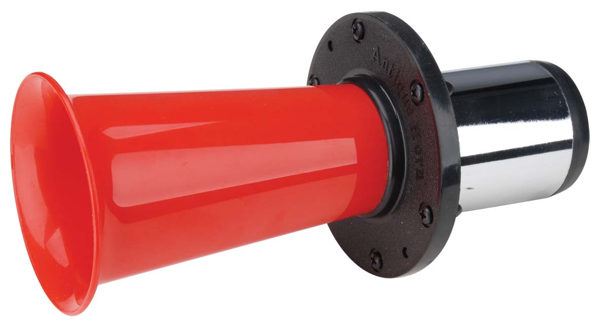 Trumpeta plast 225mm, červená, 12V