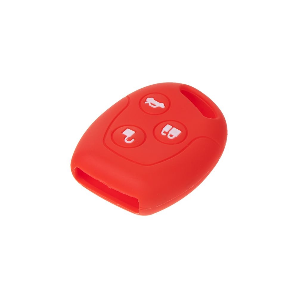 Silikonový obal pro klíč Ford 3-tlačítkový, červený
