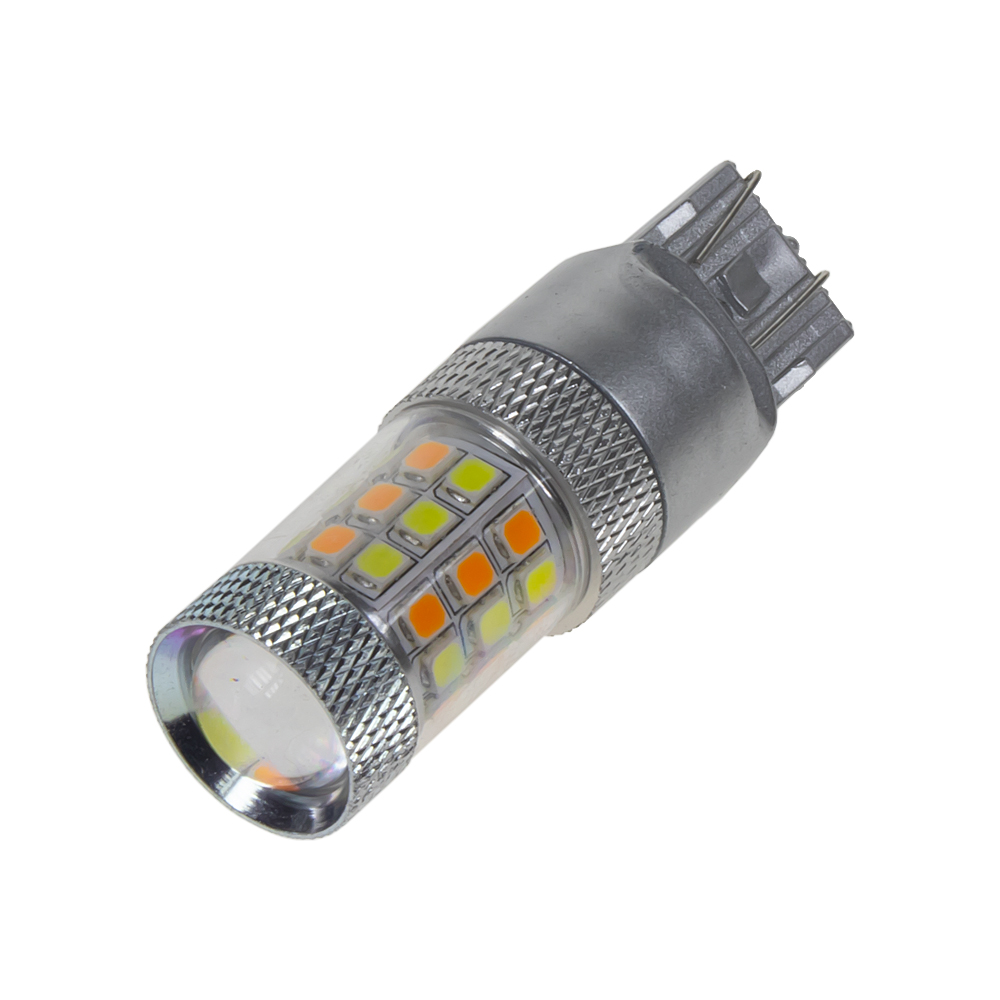 LED T20 (7443) dual color, 12V, 42LED/2835SMD