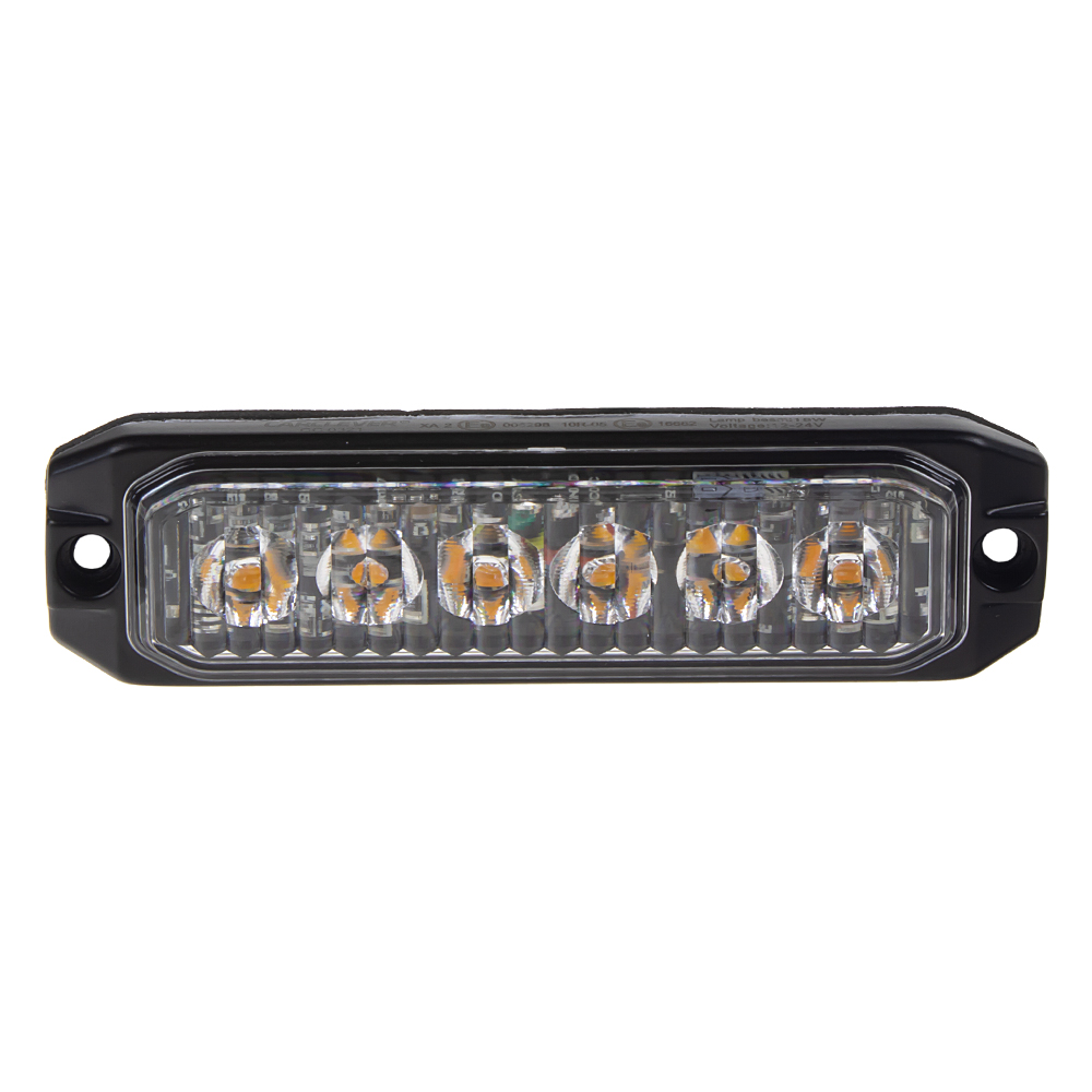 PROFI SLIM výstražné LED světlo vnější, oranžové, 12-24V, ECE R65 - CH-06